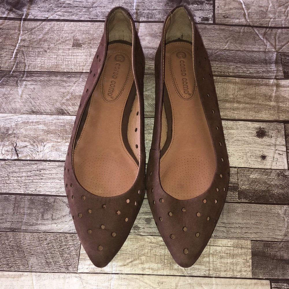 Corso Como brown leather flats - Picture 2 of 14